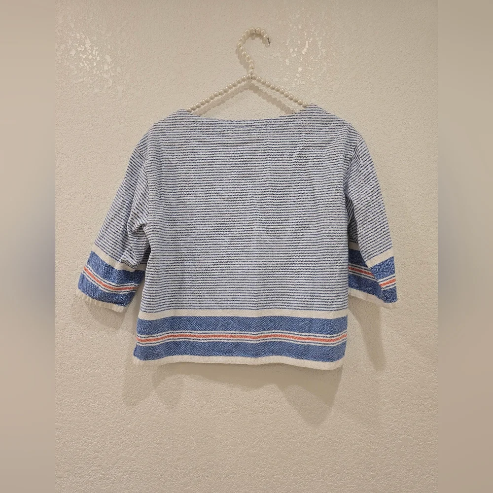 Anthropologie Maeve Sullivan Stripe Top Size XS - Picture 5 of 9